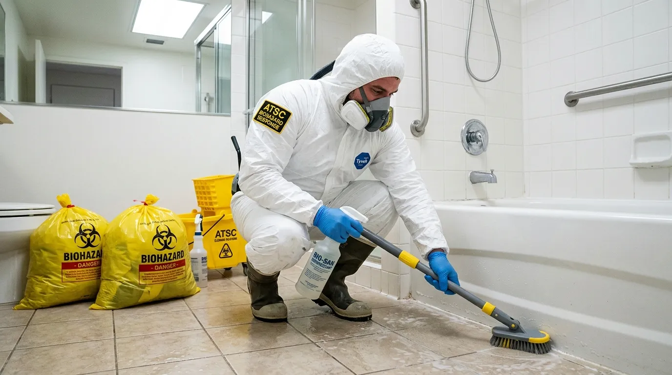 Decontamination equipment deployed for Blood Cleanup in Cumberland